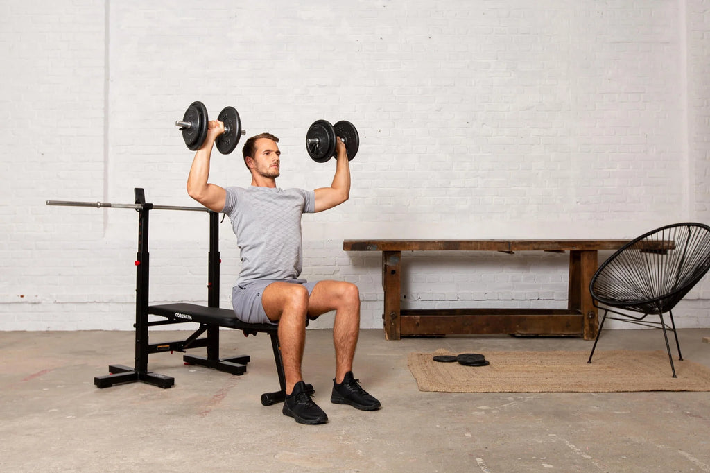 110lb Adjustable Weight Set with Barbell and Dumbbells B1745