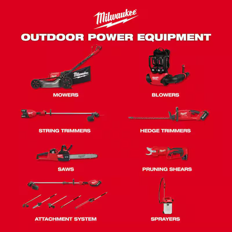 18V Cordless Pole Saw Kit with Hedger Attachment E39696