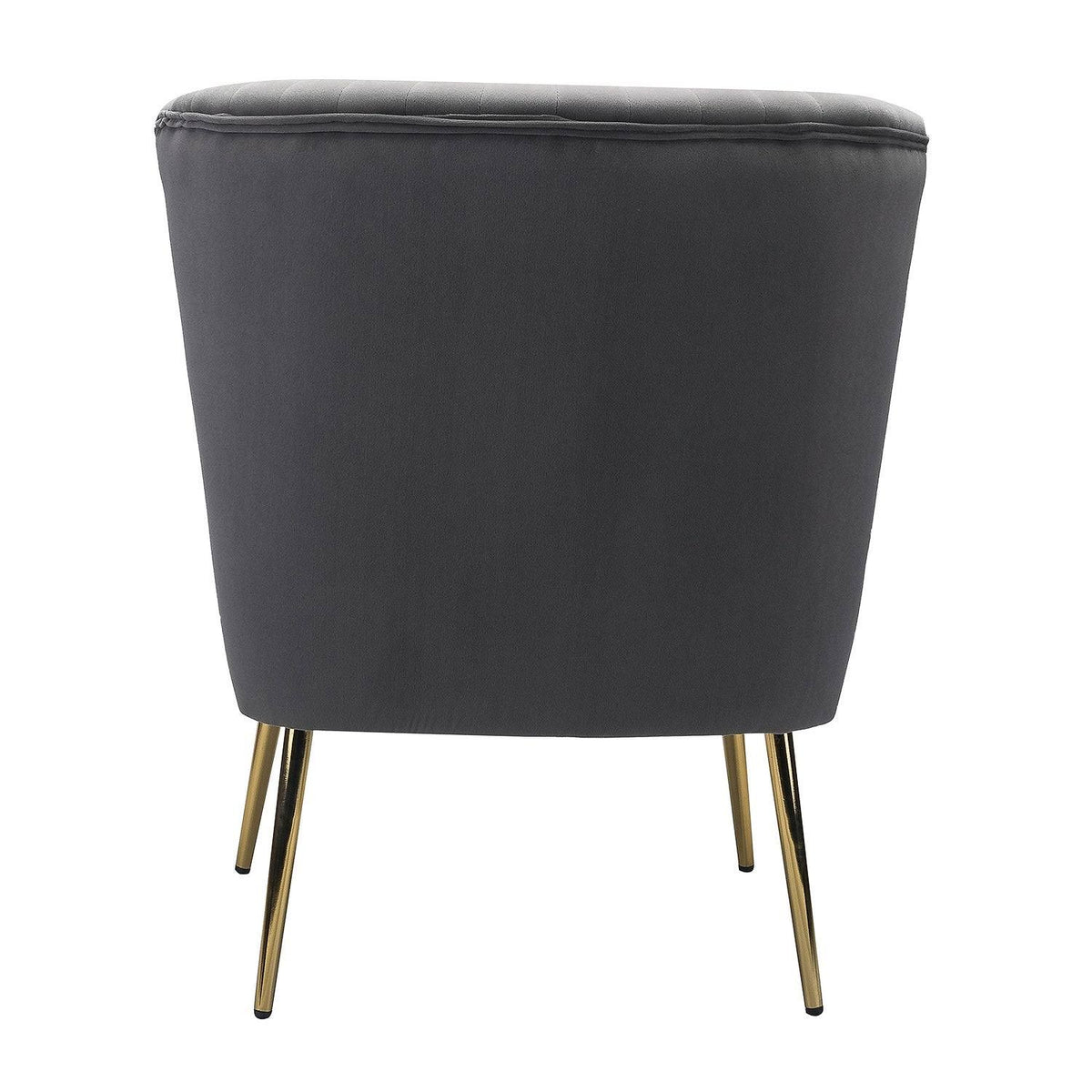 Red Gold Legs Side Chair Set of 2 O20520