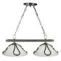 Brushed Nickel Two Light Island/Billiard D795486