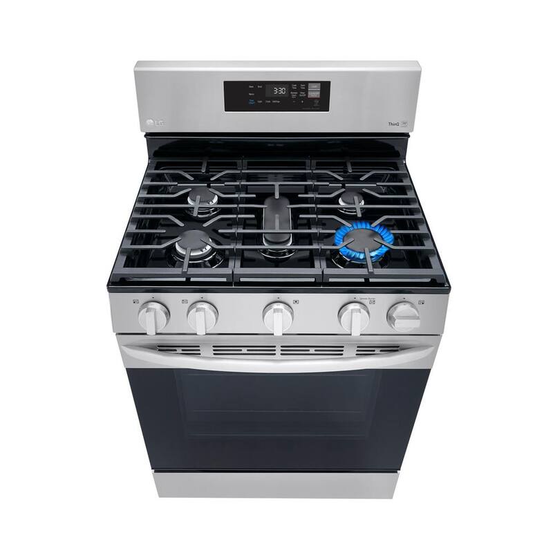 5.8 cu.ft. Smart Single Oven Gas Range with EasyClean, Wi-Fi Enabled Stainless Steel M933