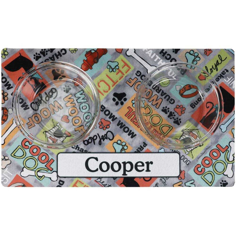 Personalized Pet Bowl Placemat V22443