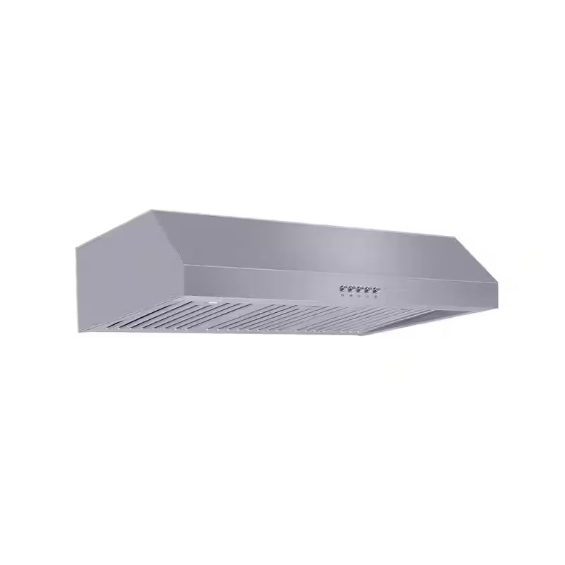 30 in. 500CFM Convertible Under Cabinet Range Hood in Stainless Steel Q5852