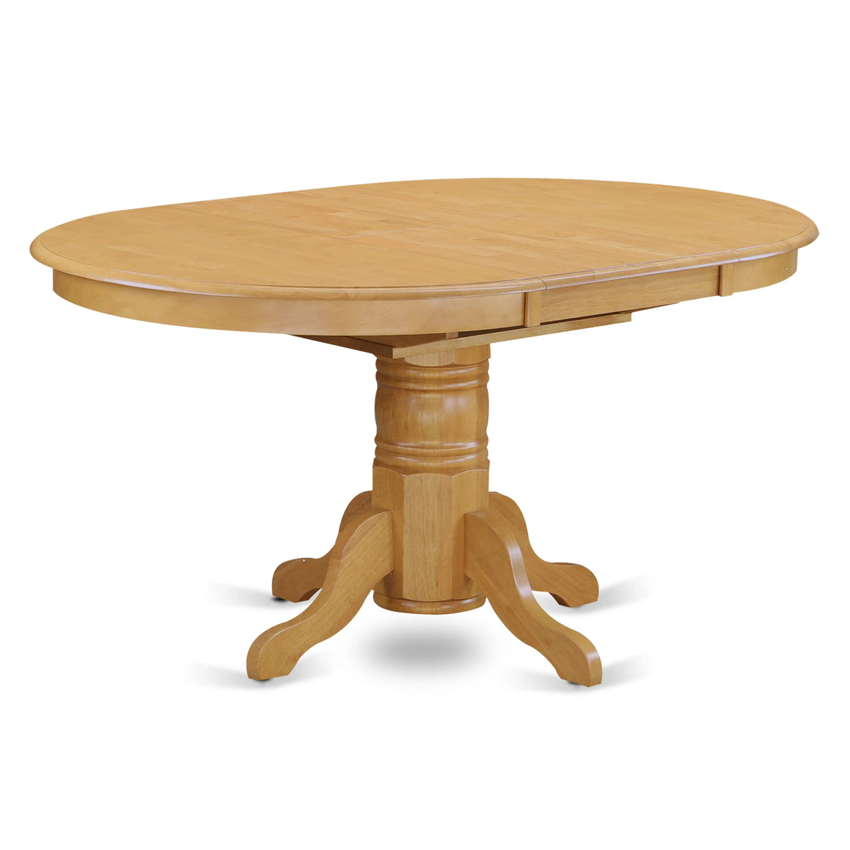 Oak Dining Table with Leaf and 4 Chairs X7726