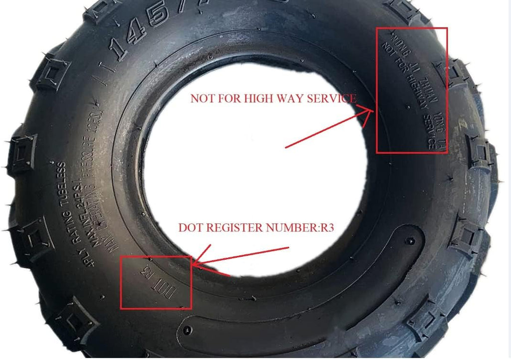 Set of 2 23X10.50-12 Lawn Mower Turf Tires 4PR Load Range B E6250