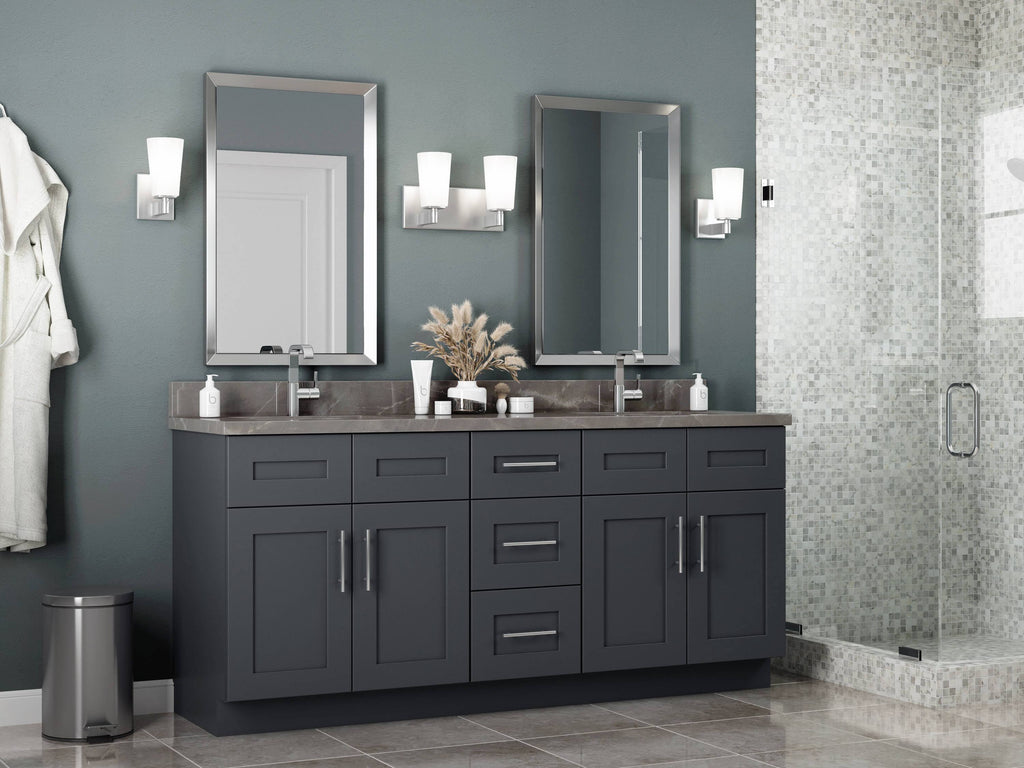 30-in W x 34.5-in H x 21-in D Onyx Pine Base Cabinet I190