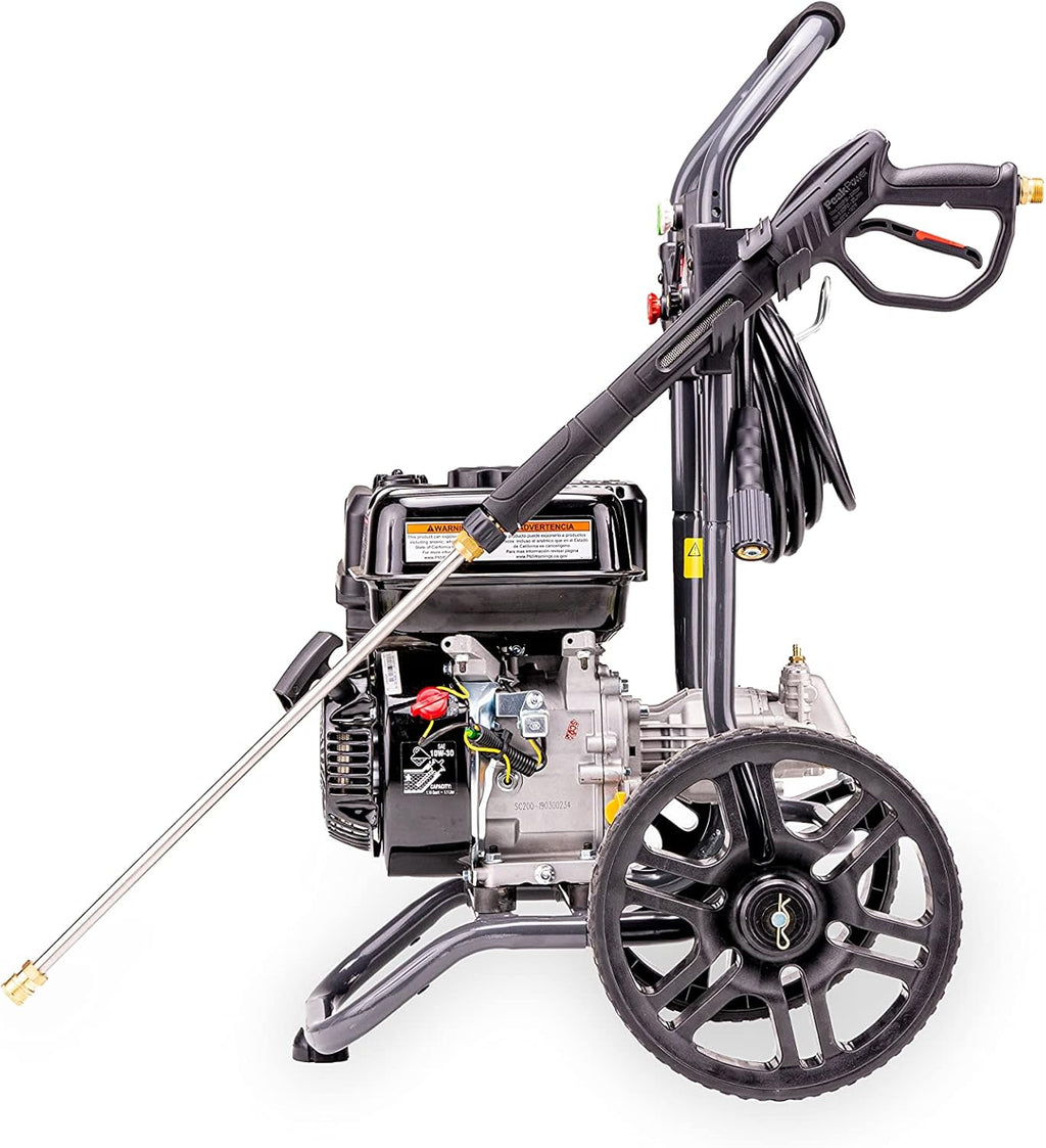 Gas Powered Pressure Washer 2700 PSI 2.3 GPM 7HP with 3 Nozzle Attachments M40343