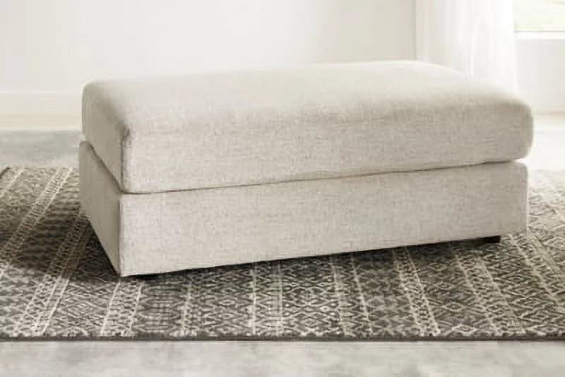Oversized Chenille Ottoman X229602