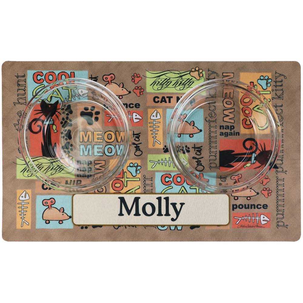 Personalized Pet Bowl Placemat V22443