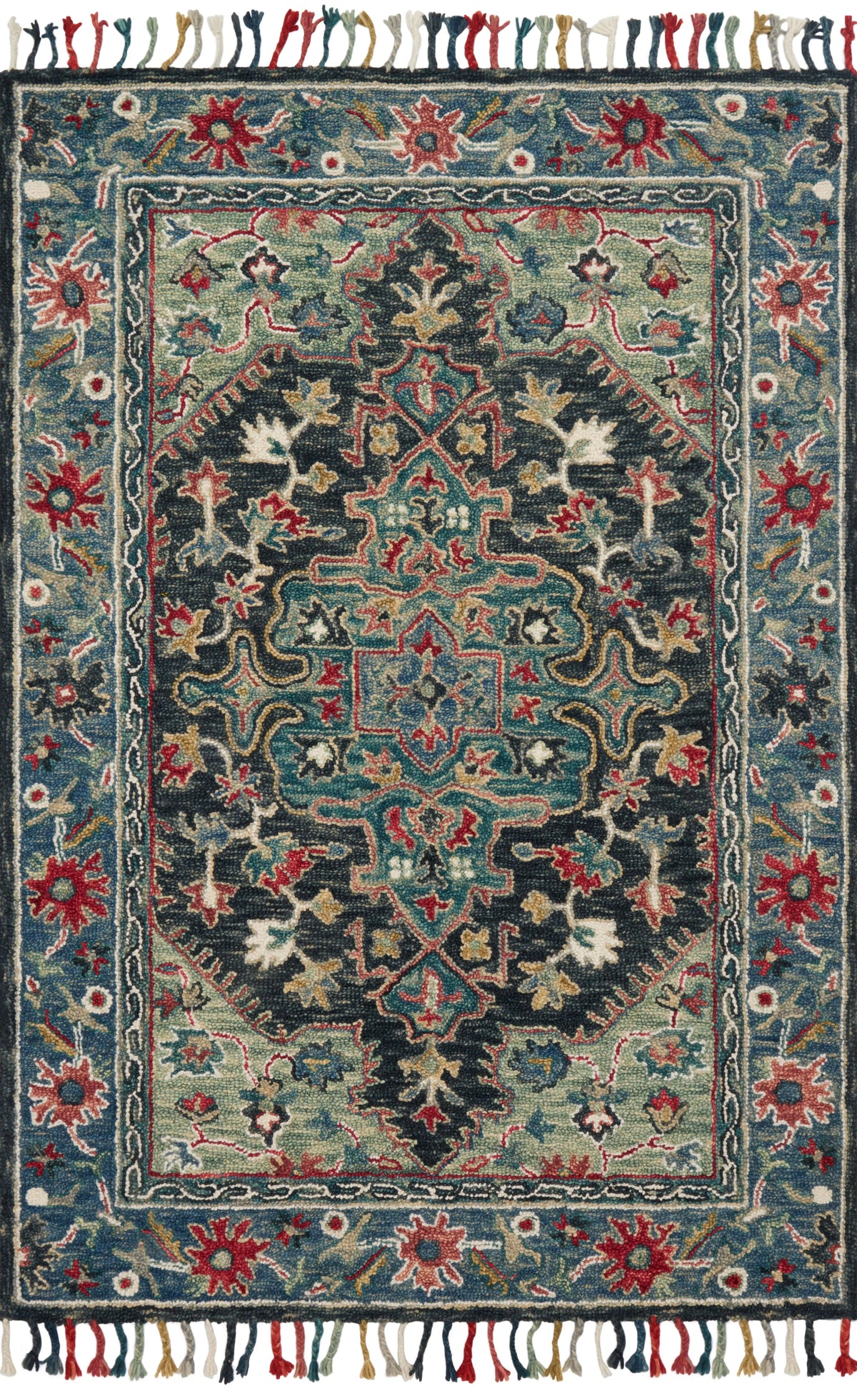 Navy Blue 9'3 x 13' Rug X5280
