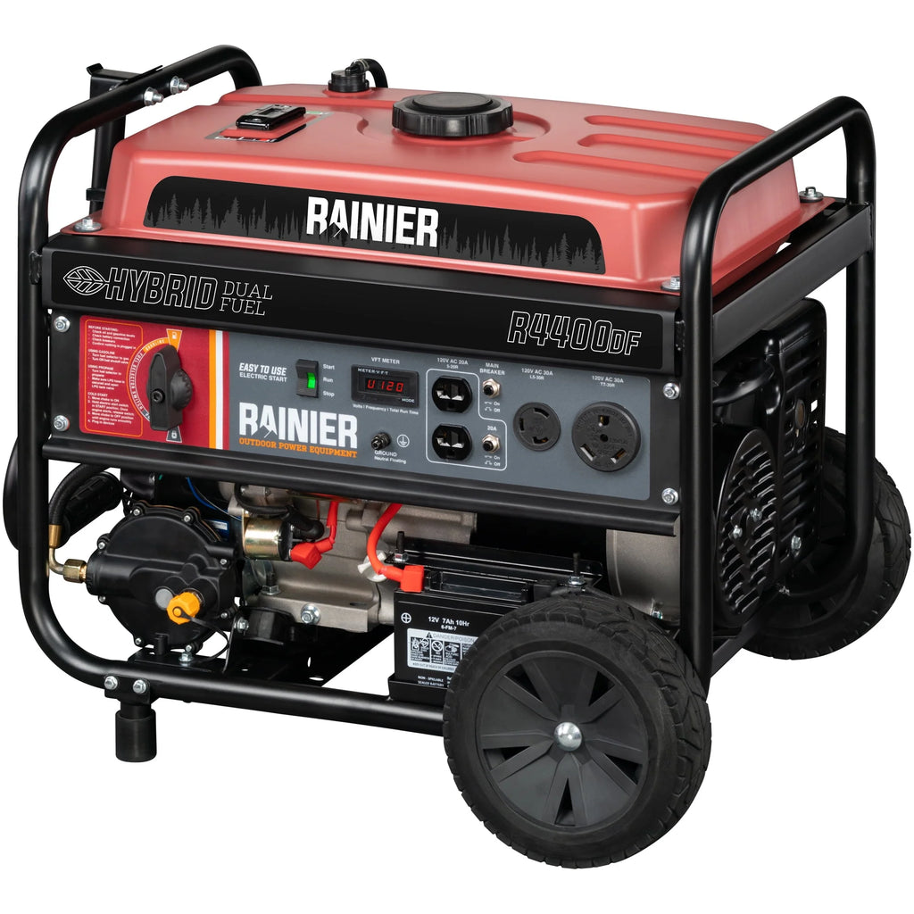 4400 Watt Dual Fuel Portable Generator with Electric Start S810