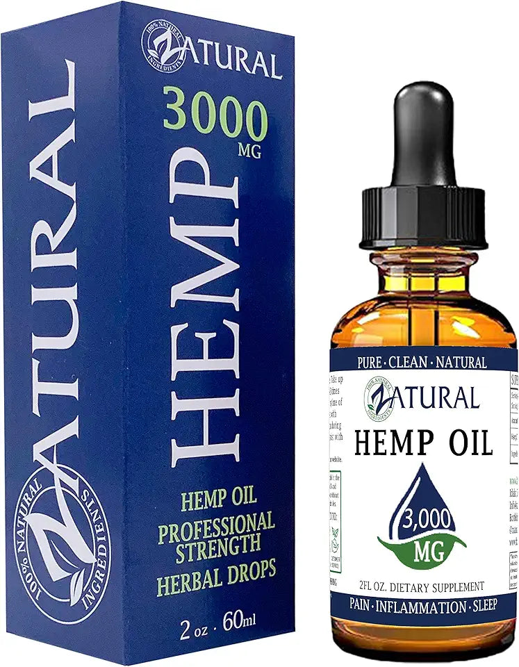Hemp Seed Oil Drops 3,000mg Q36074