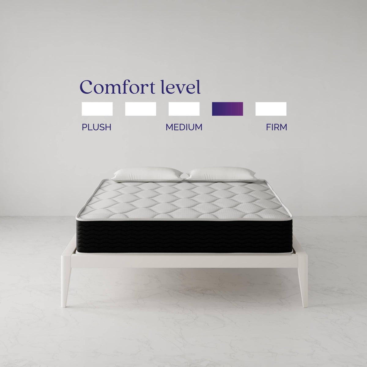Queen Encased Coil and Memory Foam Hybrid Mattress E732093