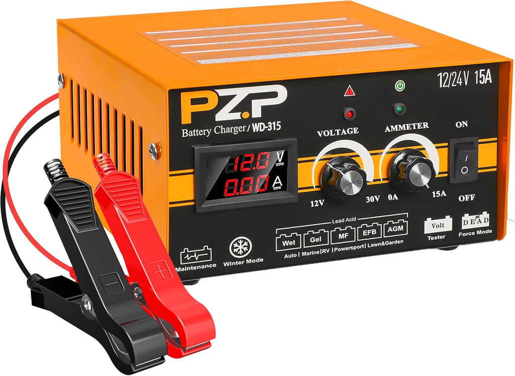 12V/24V Manual Battery Charger T765