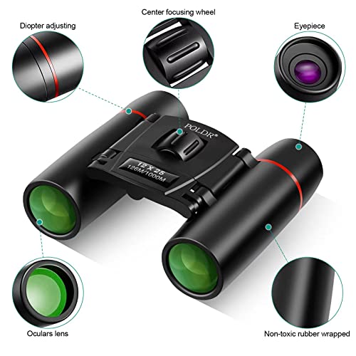 12X25 Small Compact Binoculars N732