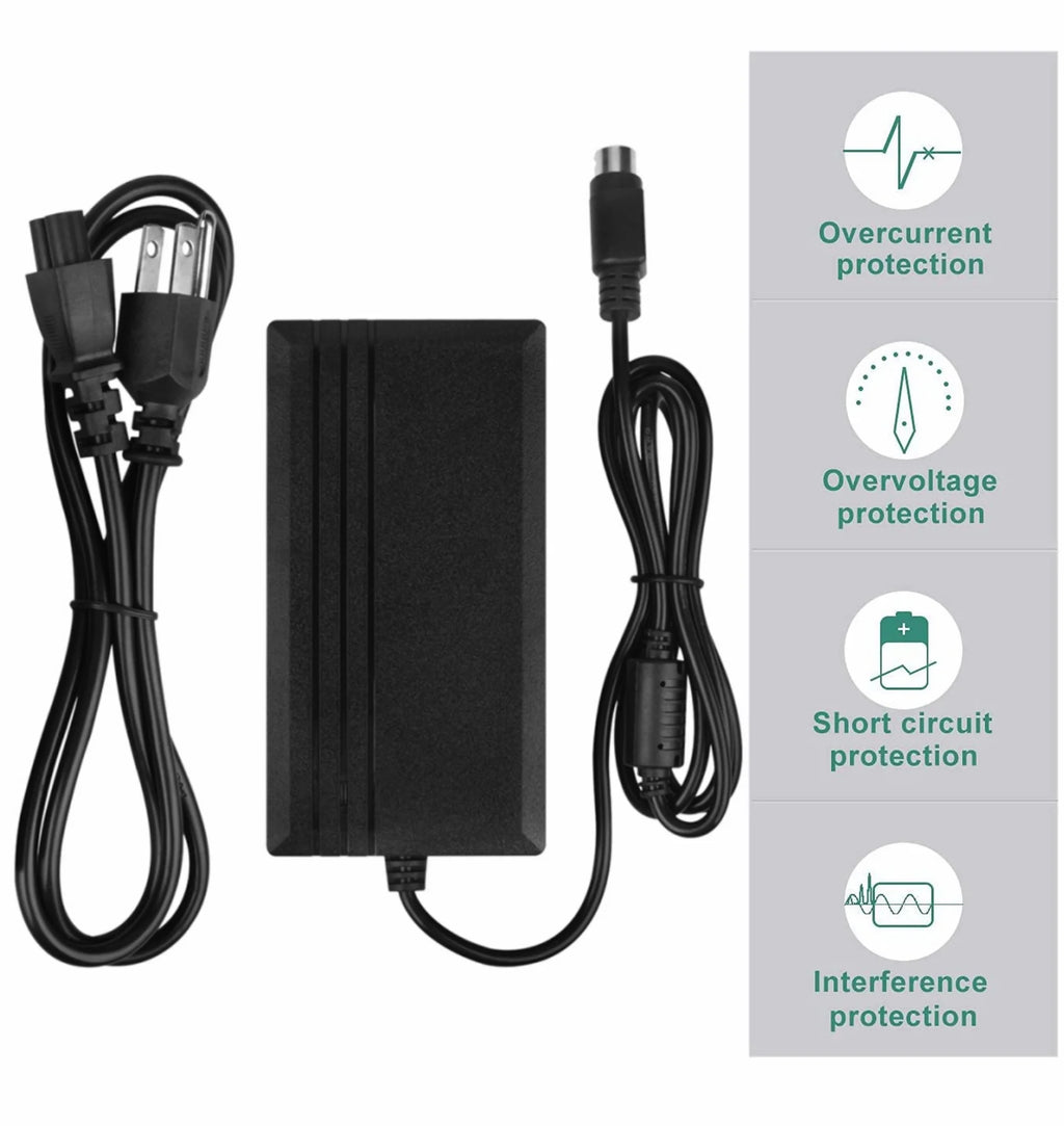 4-Pin DIN AC/DC Adapter Switching Power Supply Cord Cable N36442