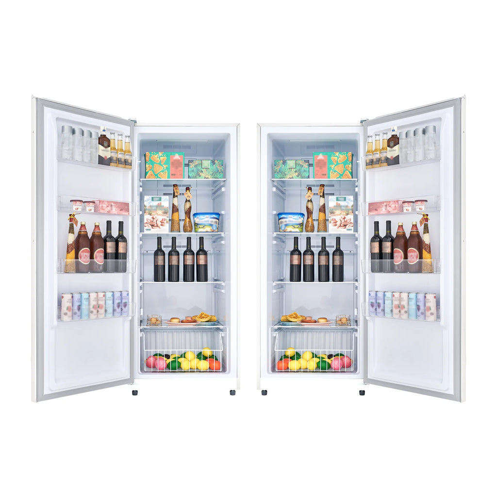 17 cu. ft Convertible Upright Freezer/Refrigerator in White with Reversible Door F332