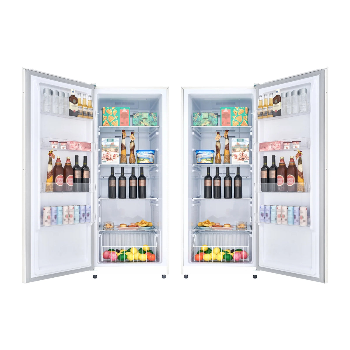 17 cu. ft Convertible Upright Freezer/Refrigerator in White with Reversible Door F332