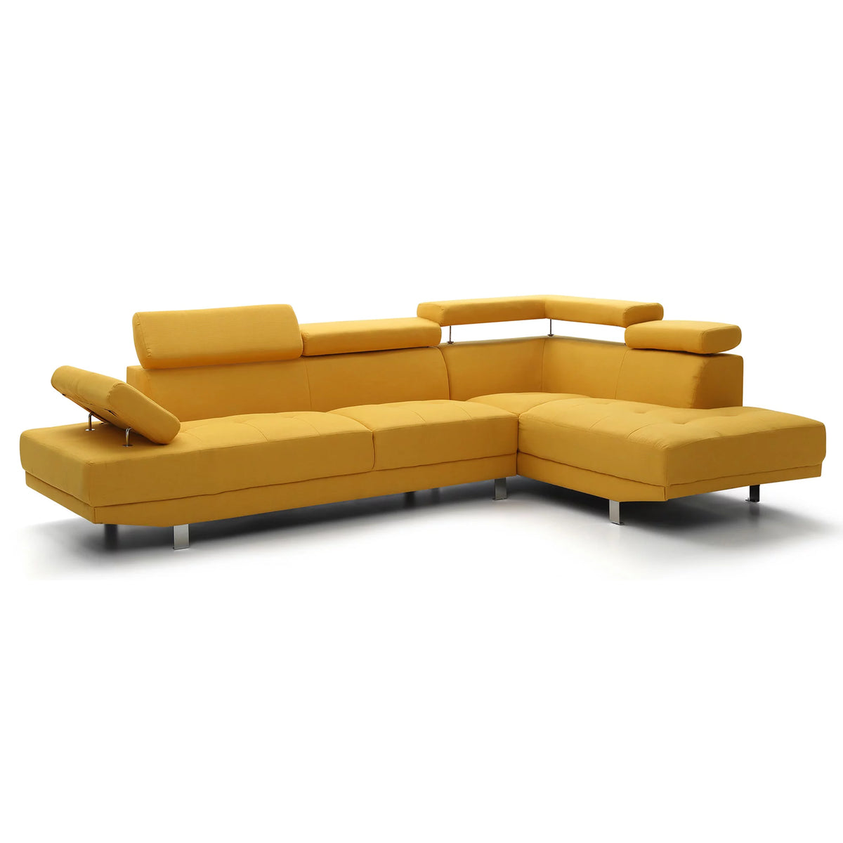 Yellow L Shape Sectional Sofa O3466