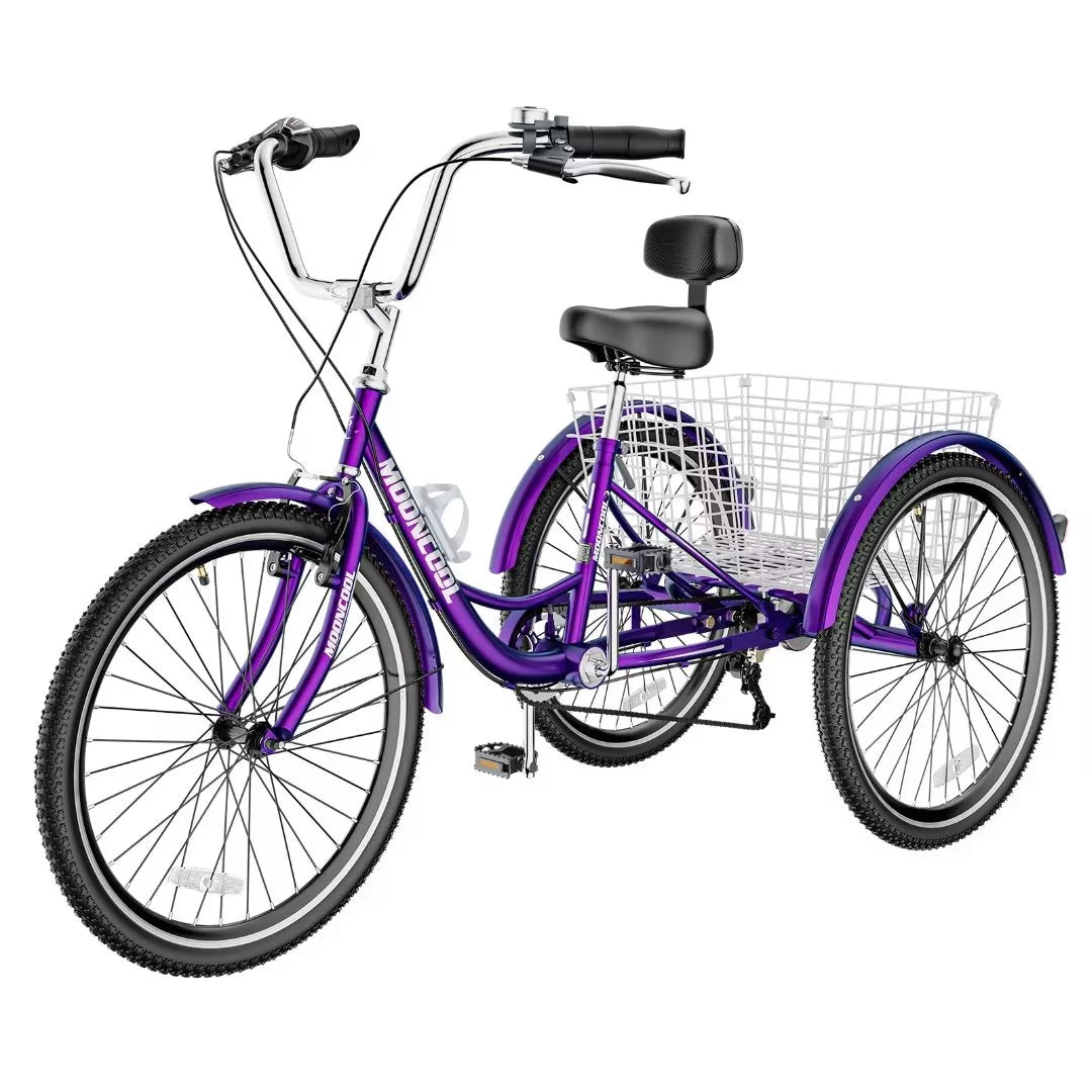 20 Adult Tricycle 7 Speed with Large Basket S185