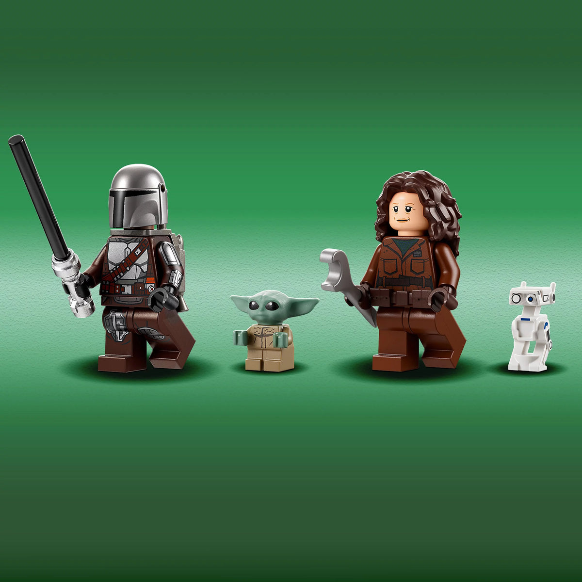 Building Toy with Baby Yoda and Droid Figures Z218