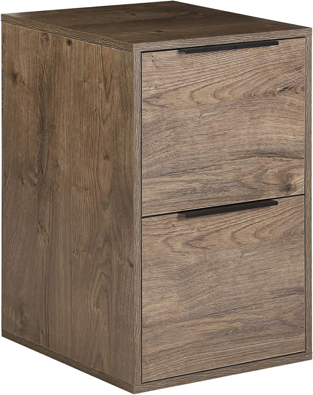 2 Drawer Wood File Cabinet with Handle D59929