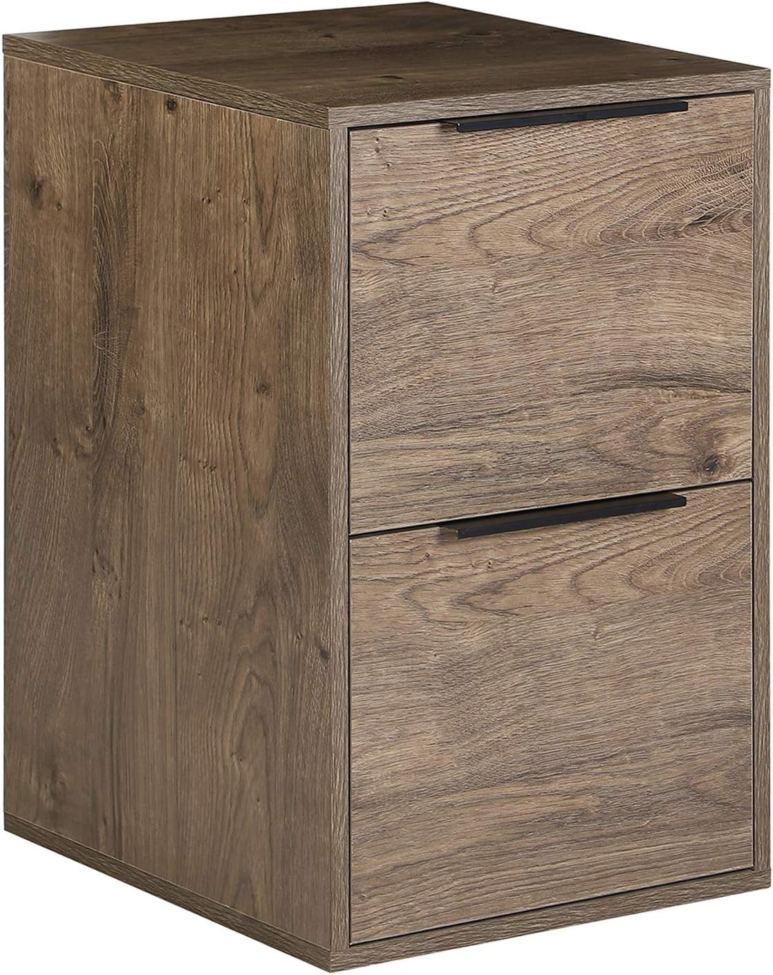 2 Drawer Wood File Cabinet with Handle D59929