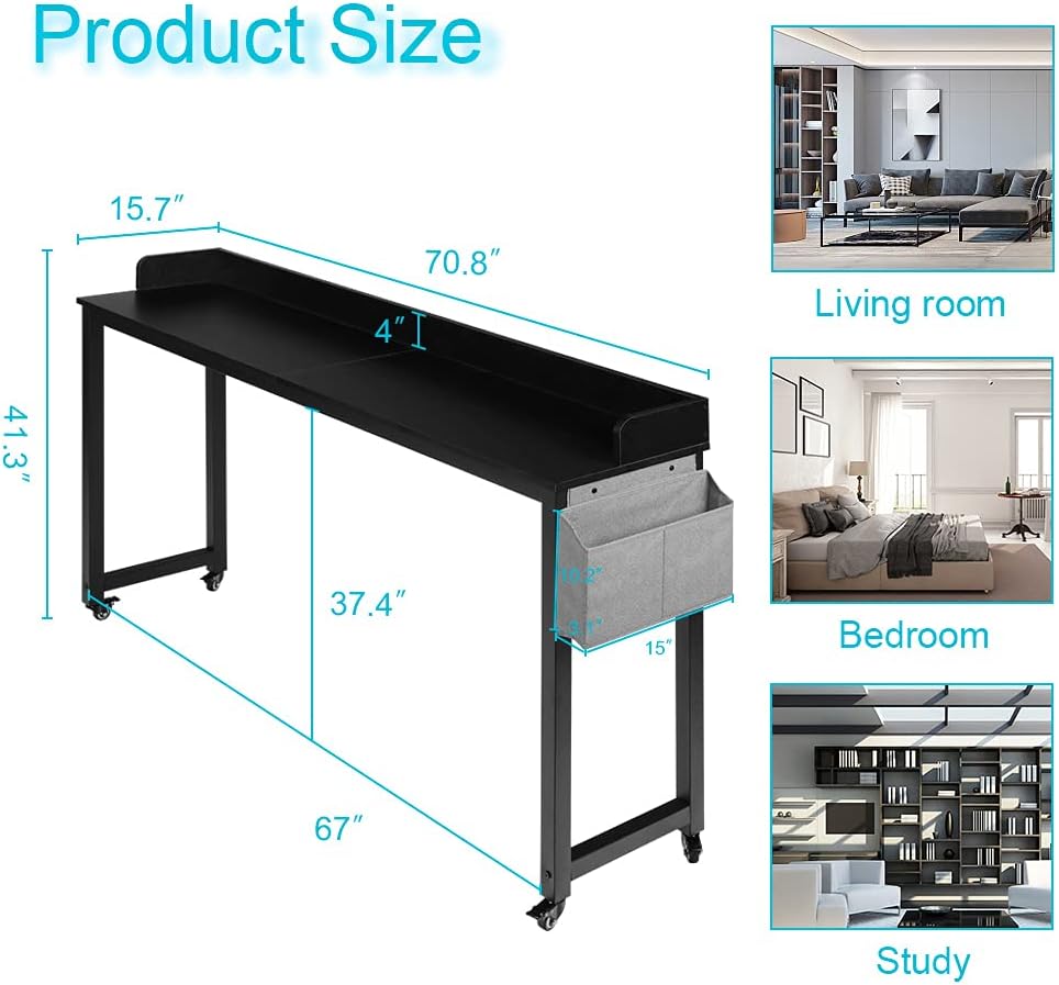 Overbed Table with Wheels P39570
