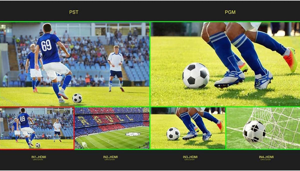 5.5 LCD Multi-Camera Video Mixer Switcher with Touch Screen K9993