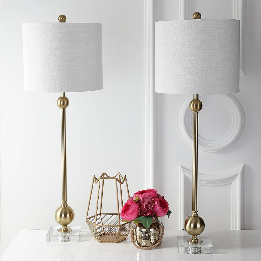 Metal LED Table Lamp Set of 2 V40527