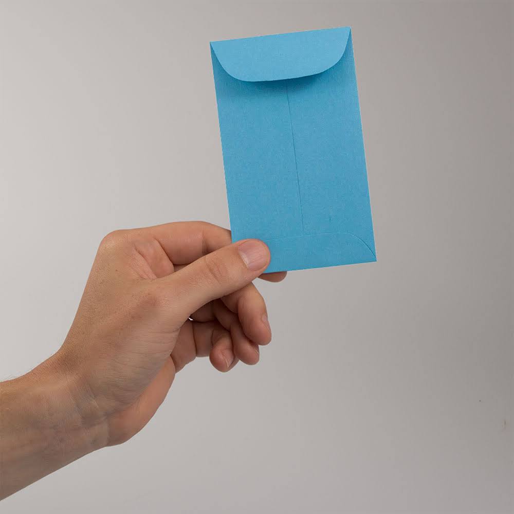 Blue Recycled Coin Envelopes B1090