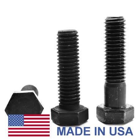 1/4 inch-20 x 4 1/2 inch Grade 8 Hex Cap Screw Alloy Steel Black Oxide A437