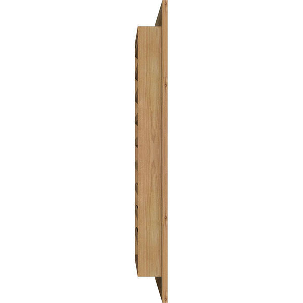 Vertical Gable Vent Unfinished Functional Rough S21146