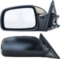 Driver and Passenger Side Unpainted Non-Heated Non-Folding Outside Rear View Mirrors J420