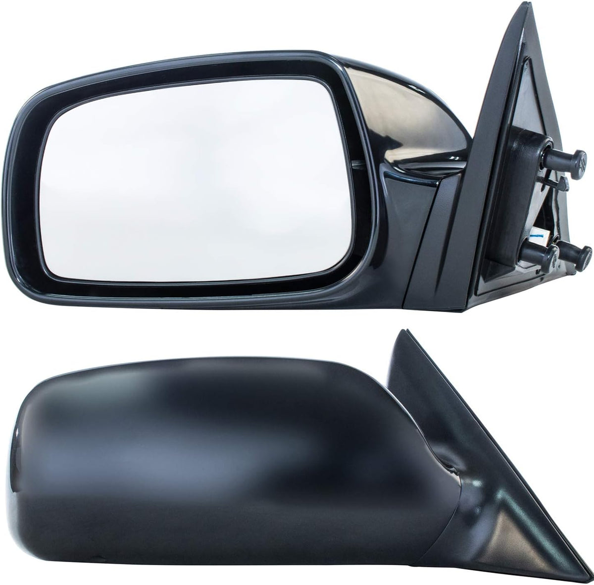 Driver and Passenger Side Unpainted Non-Heated Non-Folding Outside Rear View Mirrors J420