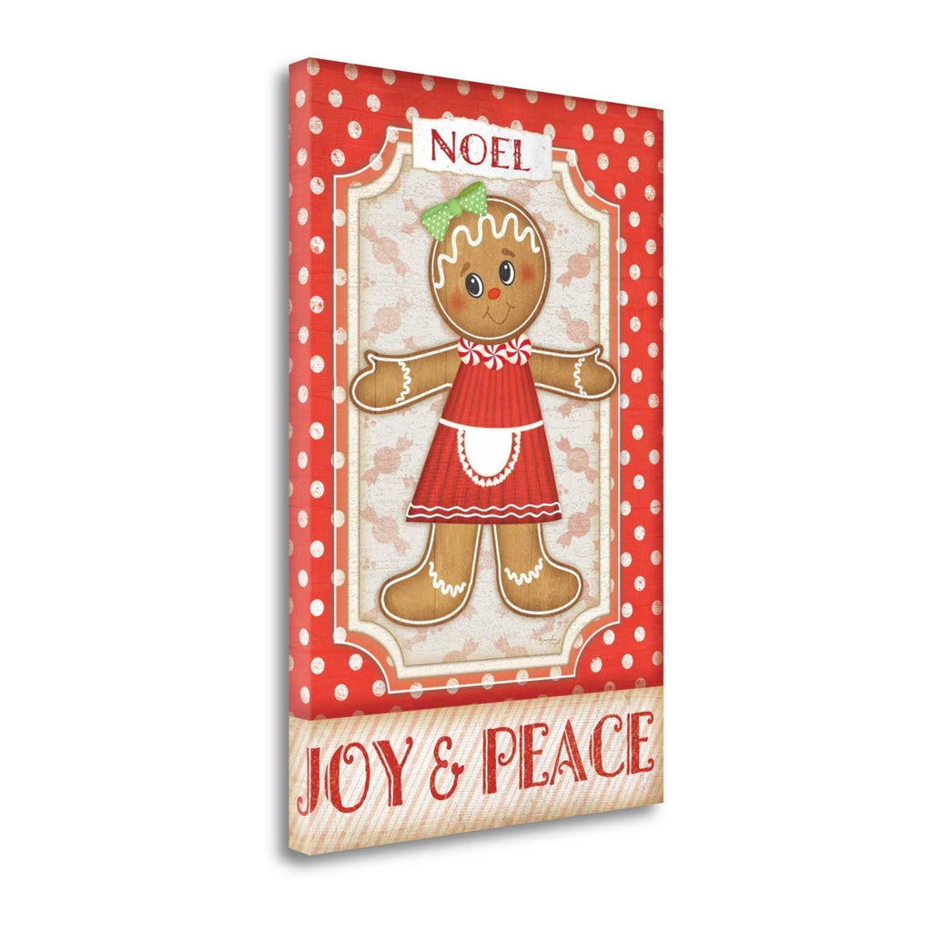 Gingerbread Girl Graphic Art on Wrapped Canvas G1713