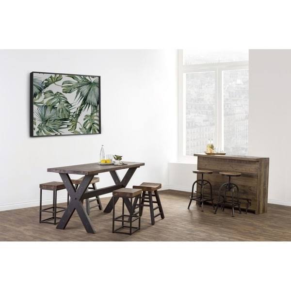 Reclaimed Wood Bar Stool Counter Height Q695281