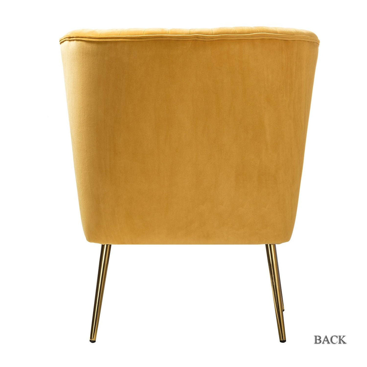 Red Gold Legs Side Chair Set of 2 O20520