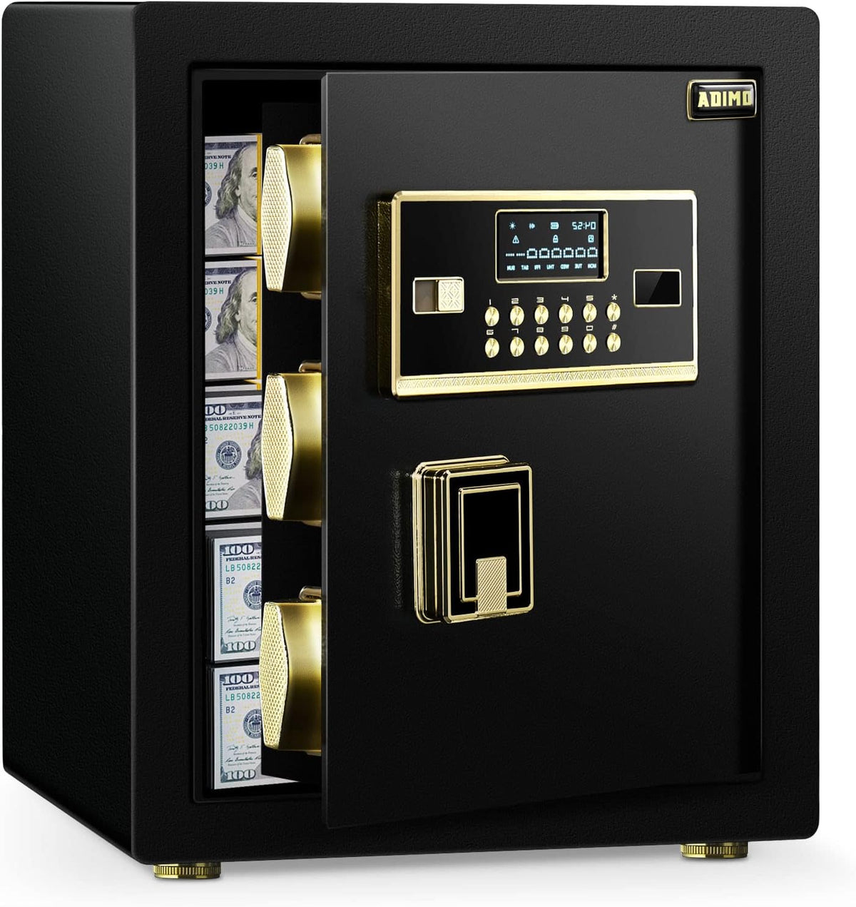 1.94 Cubic Feet Cabinet Safe with Digital Keypad and Removable Shelf H723094