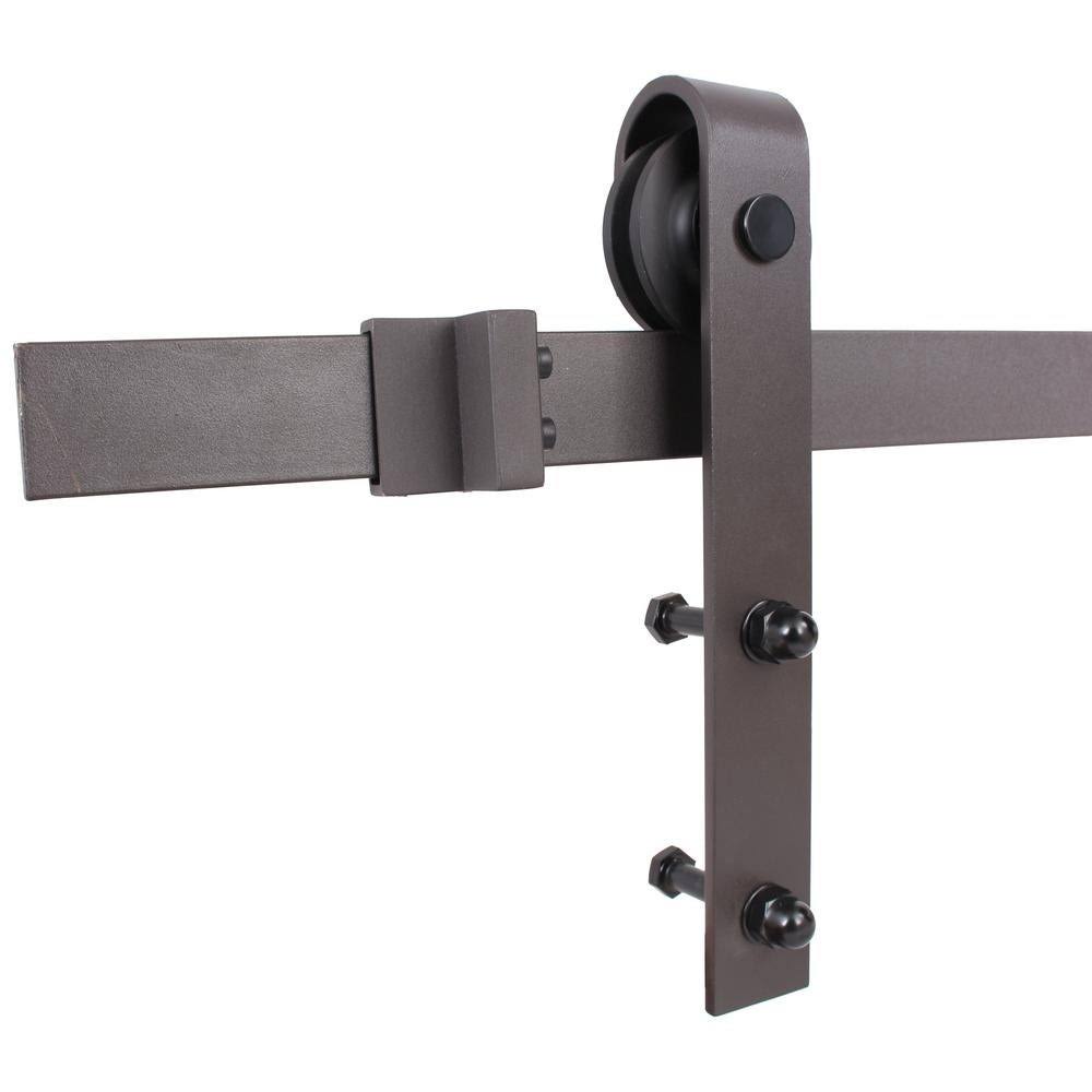 Stained Double Barn Door with Hardware Kit I52600