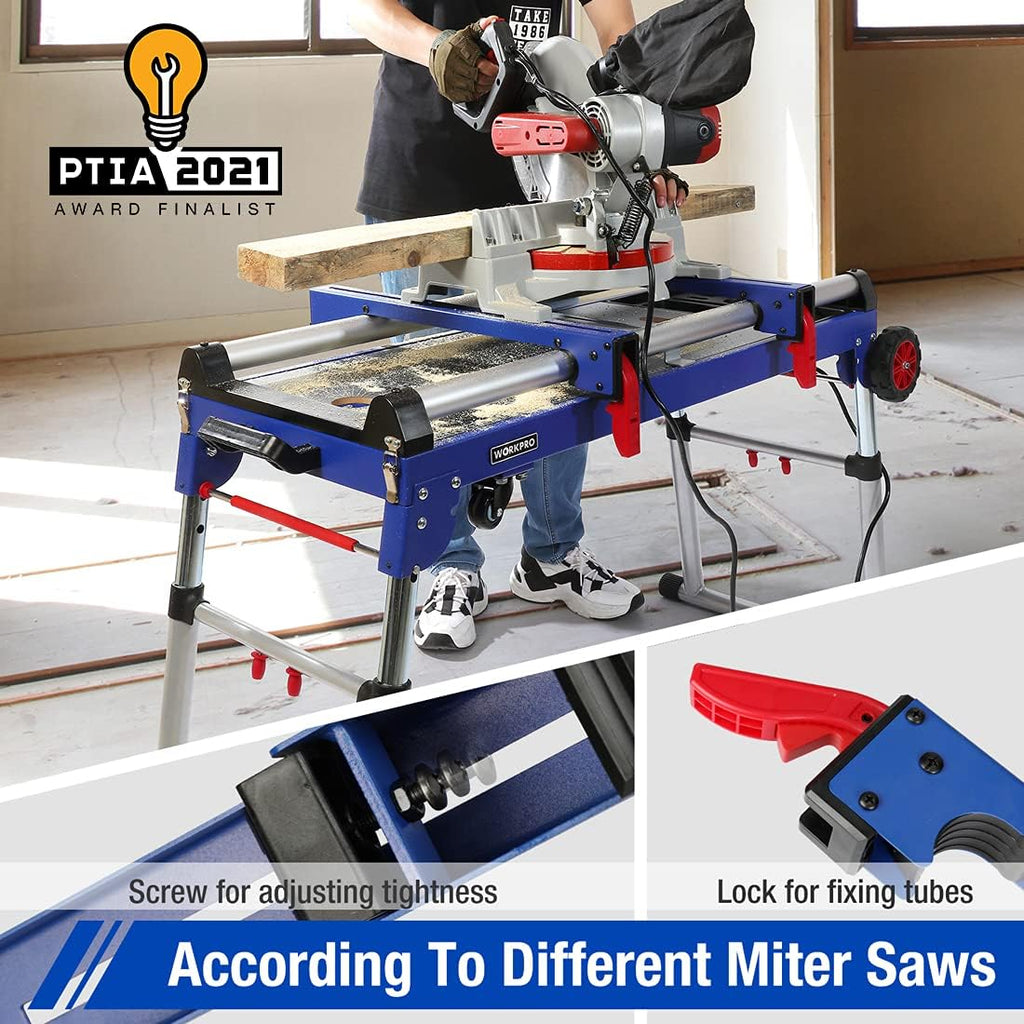 Portable Folding Workbench with Adjustable Legs J868