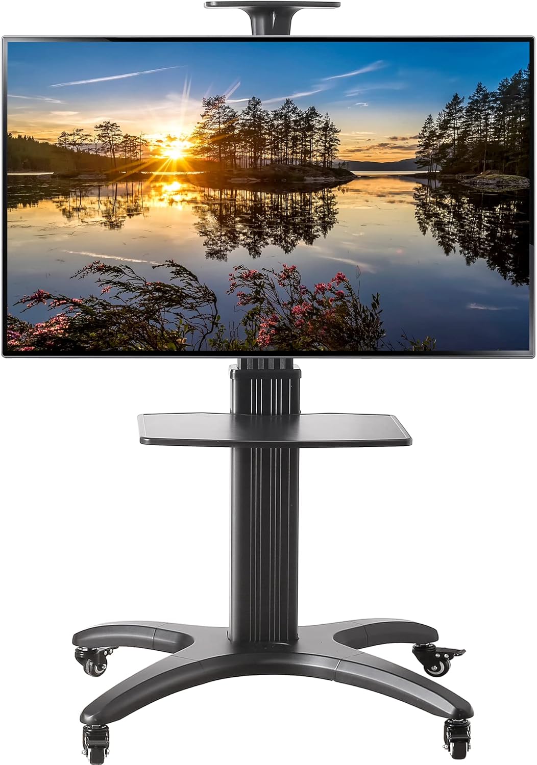 Mobile TV Cart with Wheels for 32 to 65 Inch Flat Panel Screens E704124