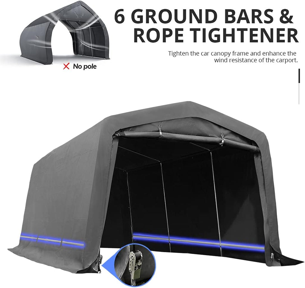 10' x 15' Heavy Duty Anti-Snow Carport Canopy S741
