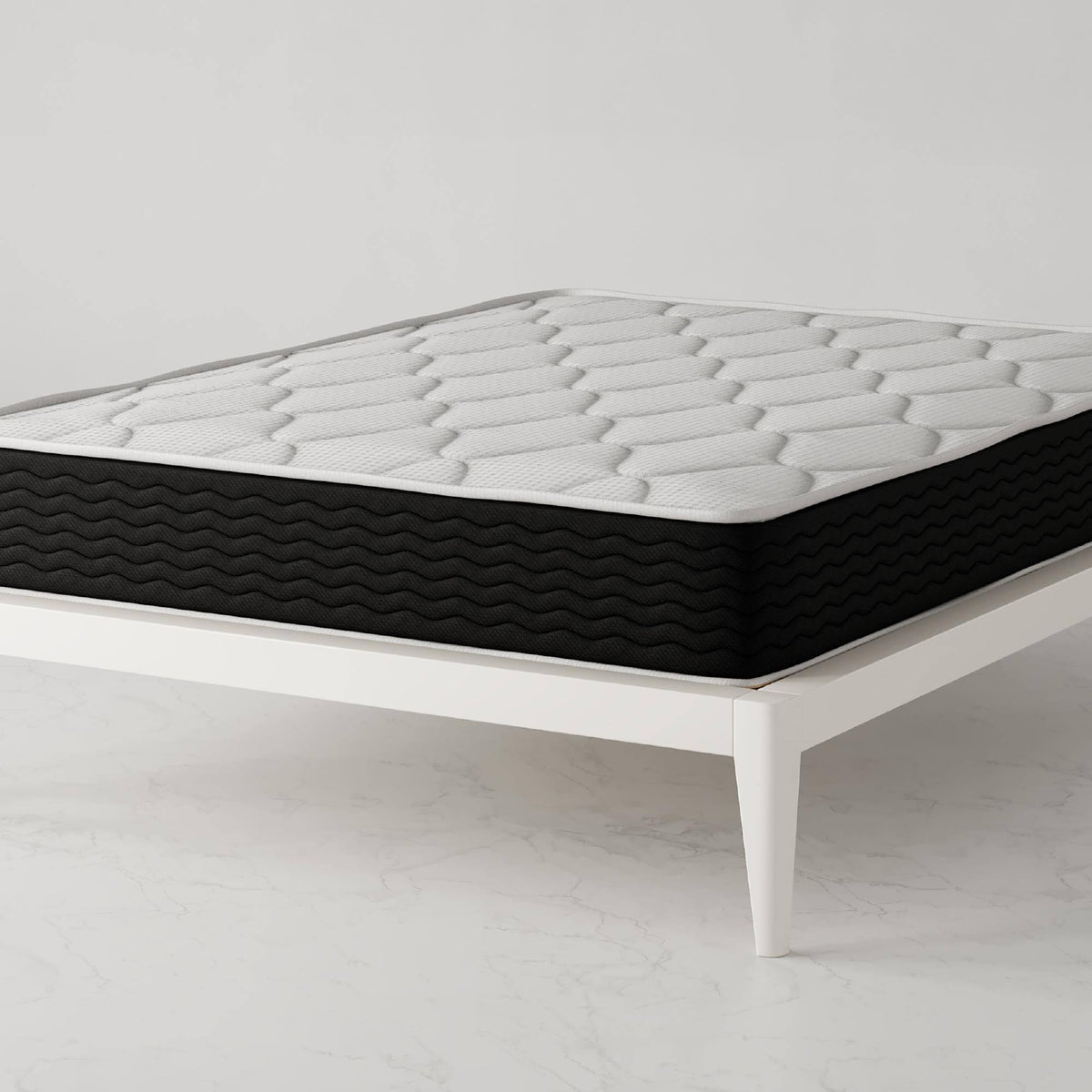 Queen Encased Coil and Memory Foam Hybrid Mattress E732093