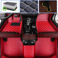 Leather Car Floor Mats Front & Rear Set E19099