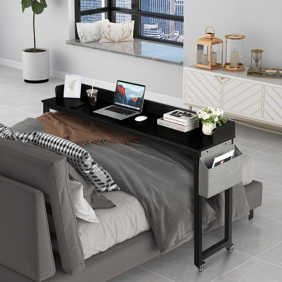 Overbed Table with Wheels P39570