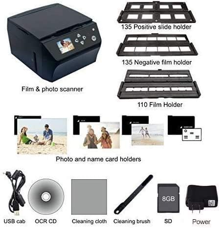 22MP Film and Slide Scanner with 8GB Memory Card L402502