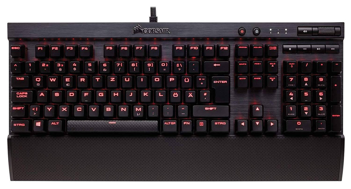 Black QWERTZ Keyboard T91756