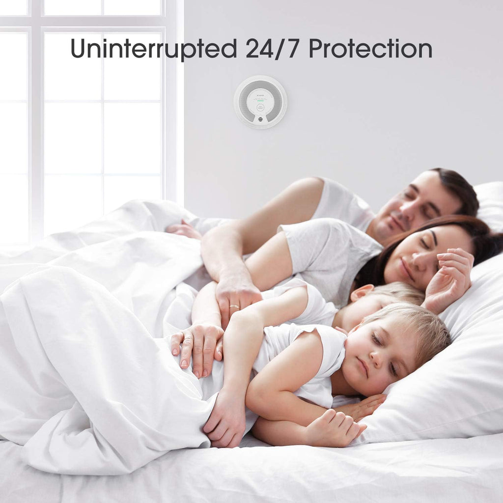 2-in-1 Smoke and Carbon Monoxide Detector Alarm H283