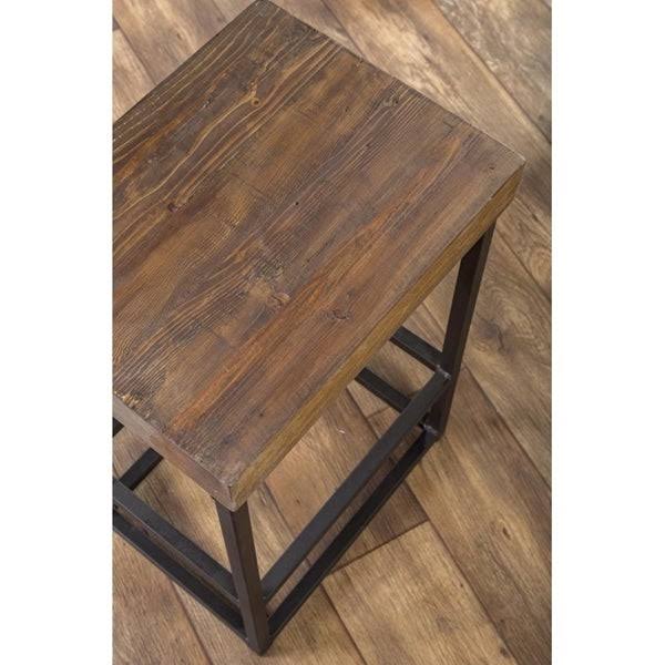 Reclaimed Wood Bar Stool Counter Height Q695281